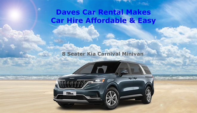 Our 8 Seater Kia Carnival Minivans are perfect for large families and groups. Their versatile seating configurations provide your passengers with all the comfort and space they require.
