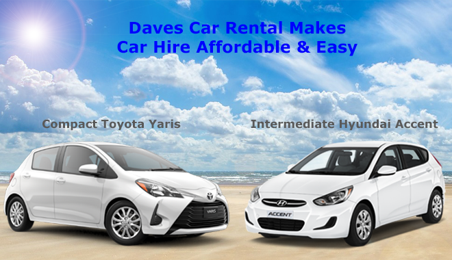 When it comes to zipping around in style and with incredible fuel economy, our Compact Toyota Yaris and Intermediate Hyundai Accent is your perfect choice.