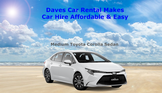 Our Medium Toyota Corolla Sedans are incredibly versatile, offering an impressive list of creature comforts and more storage options than you expect from a car of its size.